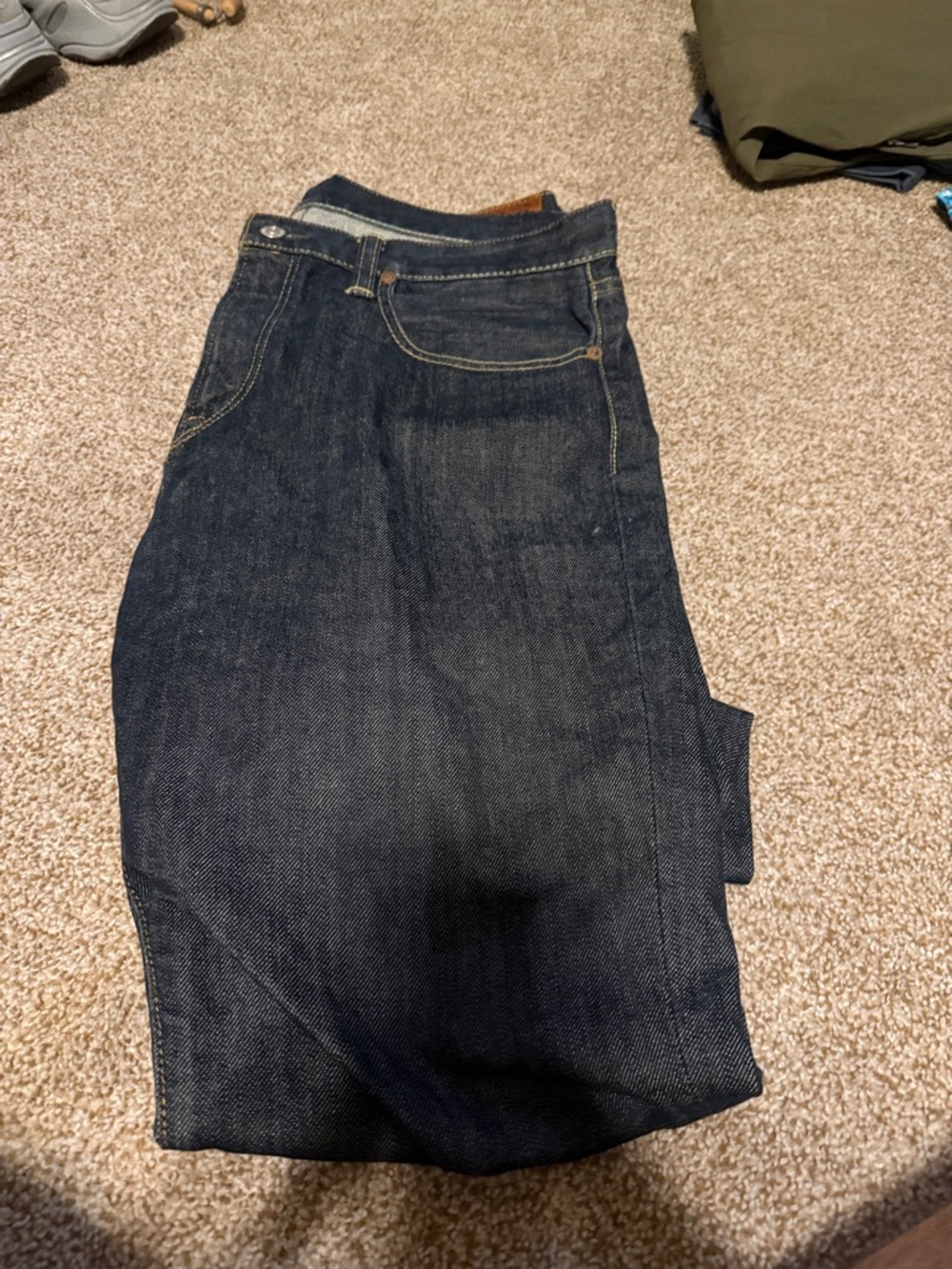 Ralph Lauren Straight Dark Indigo Denim Jeans